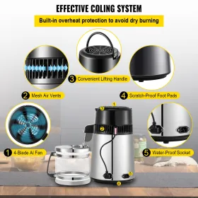 Pipe Stair Handrail, 10FT Staircase Handrail, 440LBS Load Capacity Carbon Steel Pipe Handrail, Industrial Pipe Handrail with