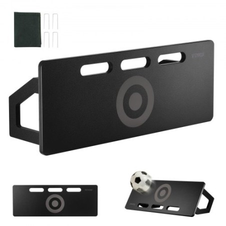 32 "X12" Soccer Rebounder Board Portable Soccer Wall med 2 vinkler rebound