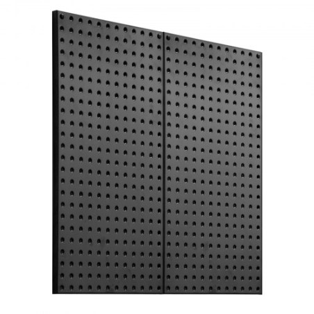 Metalpegboard paneler 2 paneler 24 "x 12" vægarrangør til garageværktøj