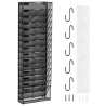 File Wall Rack Mesh Wall File Holder 1-Piece 16 Pockets for Office/School