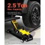 Floor Jack, 2.5 Ton Low Profile Floor Jack, Heavy-duty Steel Racing Floor Jack With Single Piston Lift Pump, Floor Jack Lifting