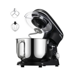 Stand Mixer 6 Quart Electric Dough Mixer 1400W 6 + P Speeds Food Beater