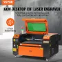 60W CO2 Lasergravering Gravering af udskæringsprintmaskine