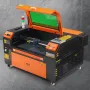 60W CO2 Laser Engraver, 41 x 61 cm(16 x 24 in), 500 mm/s(19.7 IPS) Laser Cutter Machine with 2-Way Pass Air Assist, Compatible w