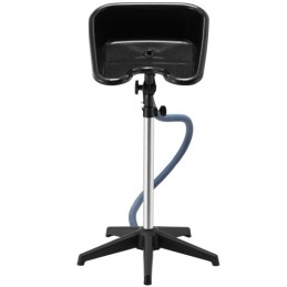 Portable Shampoo Bowl with Drain Hose Adjustable Salon Sink for Barbershop