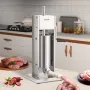 Manual Sausage Stuffer, 8LBS/5L Capacity, Two Speed 304 Stainless Steel Vertical Sausage Stuffer, Sausage Filling Machine with 4