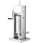 Manual Sausage Stuffer, 8LBS/5L Capacity, Two Speed 304 Stainless Steel Vertical Sausage Stuffer, Sausage Filling Machine with 4