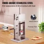 Manual Sausage Stuffer, 5LBS/3L Capacity, Two Speed 304 Stainless Steel Vertical Sausage Stuffer, Sausage Filling Machine with 4