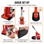 Button Maker Machine Badge Pin Machine 1 "25 mm 500 Gratis dele