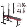 Weight Bench Sit up Bench Home Gym Strength Training Adjustable Foldable