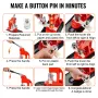 Button Maker Machine, 25mm (1 inch) Badge Punch Press Kit, Children DIY Gifts Pin Maker, Button Making Supplies with 500pcs Butt