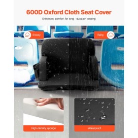 2 pak tilbage support stadion sæde bred bærbar liggende bleger stol