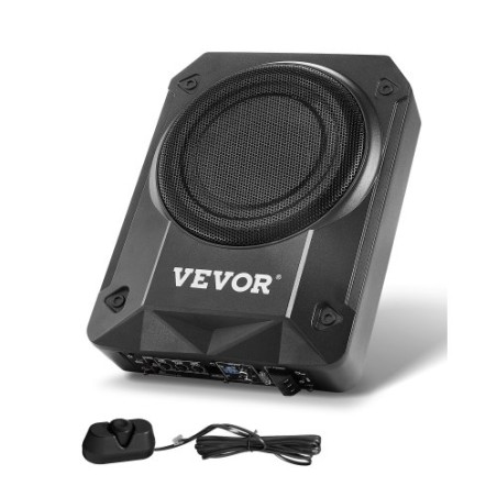 8 "800W under sædet bil subwoofer Slim Powered Car/Truck Subwoofer System