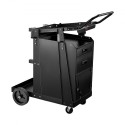 Welding Cart 2 Drawers Welder Cart Heavy Duty with Lockable Cabinet 350LBS