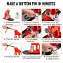 Button Maker Machine, 32 mm (1.25 inch) Badge Punch Press Kit, Children DIY Gifts Pin Maker, Button Making Supplies with 500pcs 