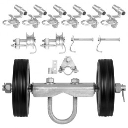 Slidende portkit 6â €  Slidende ruller til Connect Tracks Max.600lbs