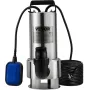 Submersible Water Pump, 1300W 20000L/H, with 10 m Cord and Automatic Tethered Float Switch, Stainless Steel and Cast Iron for Di