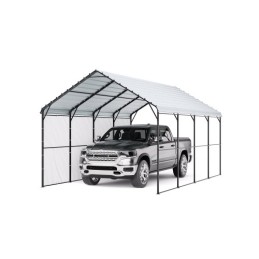 12' x 20' Metal Carport Heavy Duty Outdoor Car Shelter Garage for Boats