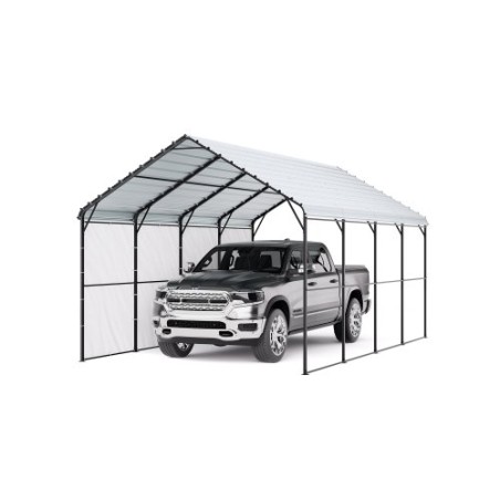 12 'x 20' Metal Carport Heavy Duty Outdoor Car Shelter Garage til både