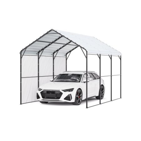10 'x 15' Metal Carport Heavy Duty Outdoor Car Shelter Garage til både