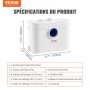 Macerator Disposal Pump Basement Macerator Pump 700W,  9600l/h Flow, 10M Discharge Head 99% Effective Antimicrobial with 3