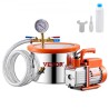1.5 Gallon Vacuum Chamber 3.5CFM Single Stage Pump Degassing Chamber Kit