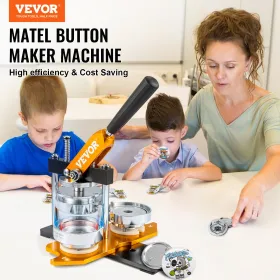 Button Maker Machine, 75 mm (3 tommer) Badge Punch Press Kit