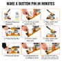 Button Maker Machine, 75 mm (3 tommer) Badge Punch Press Kit