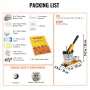 Button Maker Machine, 75 mm (3 tommer) Badge Punch Press Kit