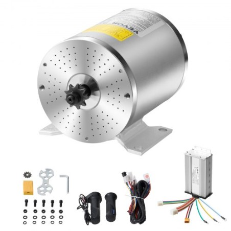 1800W Electric Brushless DC Motor Kit 48V 4500 o / min med opgraderet controller