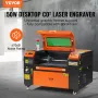 50W CO2 Laser Engraver, 30 x 51 cm(12 x 20 in), 500 mm/s(19.7 IPS) Laser Cutter Machine with 2-Way Pass Air Assist, Compatible w