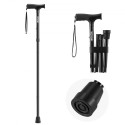 Walking Cane for Man Woman Folding Walking Stick 5-Level Adjustable Height