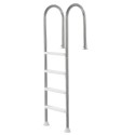 4-Step Stainless Steel Pool Ladder of 2 Handrails for 54 In Decked Pools