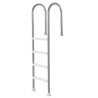 4-Step Stainless Steel Pool Ladder of 2 Handrails for 54 In Decked Pools