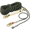 Vertical Lifeline 150ft (45.7m) Outdoor Climbing Rope Black & Yellow