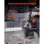 Demolition Jack Hammer Concrete Breaker 1400W Electric Hammer 2 Chisel Bit
