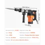 Nedrivning Jack Hammer Concrete Breaker 1600W Electric Hammer 2