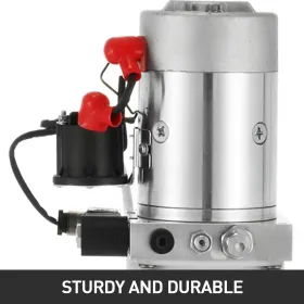 ic Hydraulic Pump 7l Single Acting Plastic Reservoir 12v Dc