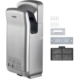 Jet Hand Dryer, Premium Electric Commercial Blade Hand Dryer, ABS Air Dryer Hand with HEPA Filtration Wall Mount Hand Dryer,