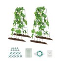 A-Frame Cucumber Trellis 39"  x 32" Foldable Metal Garden Trellis
