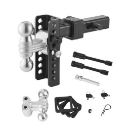 Justerbar trailer Hitch 2 "Modtager 6" Drop 2-5/16 "bolde til 21500 lbs