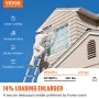 Telescoping Ladder Aluminum Extension Step 381 cm Multi-purpose Portable