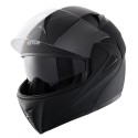 Unmasked Motorcykelhjelm Motocross Helmet med Bluetooth Slot