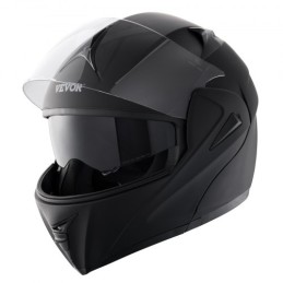 Unmasked Motorcykelhjelm Motocross Helmet med Bluetooth Slot
