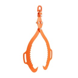 32in logløftningstænger 2 klo solid stållog Grapple drejelig logværktøj