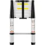 Telescoping Ladder Aluminum Extension Step 381 cm Multi-purpose Portable