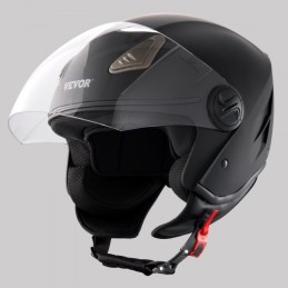 3/4-face motorcykelhjelm Motocross Helmet med Bluetooth Slot