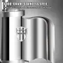 Sausage Stuffer, 2.5LBS/1.5L Capacity, 304 Stainless Steel Vertical Sausage Stuffer, Sausage Filling Machine with 3 Stuffing Tub