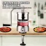 Sausage Stuffer, 2.5LBS/1.5L Capacity, 304 Stainless Steel Vertical Sausage Stuffer, Sausage Filling Machine with 3 Stuffing Tub