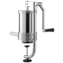 Sausage Stuffer, 2.5LBS/1.5L Capacity, 304 Stainless Steel Vertical Sausage Stuffer, Sausage Filling Machine with 3 Stuffing Tub